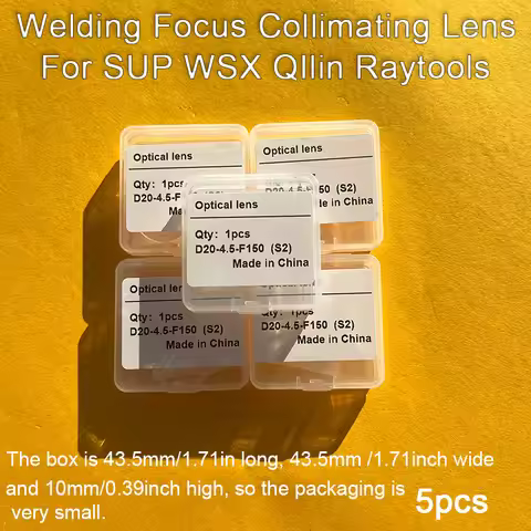 5pcs Shendao S2 D20 4.5 F150 D20 3.0 F150 D16 5.0F60 D20 5.0F60Welding Focus Collimating Lens For SU