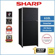 Sharp 601MFMK 610L 701MFMK 670L J-Tech Inverter Fridge Refrigerator Peti Sejuk