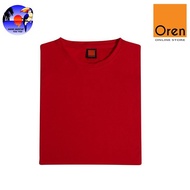 Original OREN SPORT Round Neck Jersey - Unisex ~ Red QD04