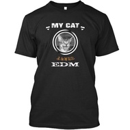Cat Loves Edm T-Shirt