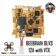 NewBeeDrone BeeBrain BLV3 F4 12A AIO Flight Controller ESC FrSky VTX for Whoop 65mm 75mm 85mm
