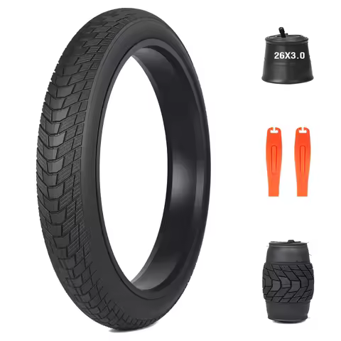 ZUKKA 26x3.0 (75-559) All-Terrain Tire: High-grip, Anti-slip, Wear-resistant. Fits Kids/Electric/Tri