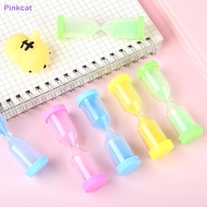 Pinkcat 3Pcs Mini Colorful Hourglass Sandglass Sand Clock Timers Children Toys Tooth Brushing Shower Timer Home Decor SG