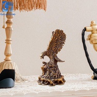 Gazechimp Eagle Statue Lucky Eagle Figurine Feng Shui Statue Desk Ornament Brass Animal Statue for S
