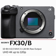 Sony FX30 Digital Cinema Camera Body Only 26.1MP APS-C BSI CMOS Sensor FX30B