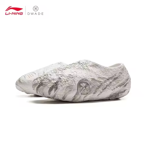 LI-NING Men’s WADE LUNAR ROCK SLIDE Fashion Trendy soft comfortable Basketball Slippers ABTV009