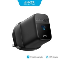 Anker  313 Charger, 45W Fast Charger with PowerIQ Technology, For Galaxy S23, Pixel 4 / 3, iPad, and