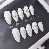 [New MODEL] Handmade Nailbox design with beautiful bow - B818