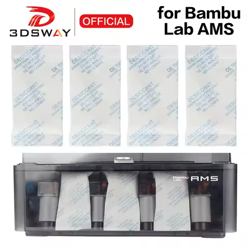 3DSWAY AMS Drying Agent For Bambu lab A1 X1C P1S P1P For 3D Printer BambuLab AMS Desiccant Keep Pla