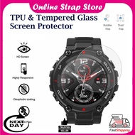 Screen Protector for Watch Huami Amazfit GTR 2 / GTR / Neo TPU Film Screen Protector And Tempered Gl