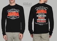 JAUZA KAOS PEJUANG JANDA LENGAN PANJANG//KAOS JANDA MUDA//KAOS JANDA ORANG//BAJU DISTRO/ KAOS TRENDY