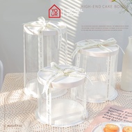 6 Inch 23 Cm Round Mica Cake Box Mica Cake Box Transparent Cake Box/ Imported Transparent Cake Box P