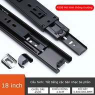 Ray Ngăn Kéo Tủ Thanh Ray Tủ Bếp Thanh ray trượt ngăn 25cm-50cm (1 Căp) -BeloveShop