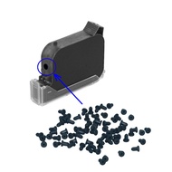 100 pcs Rubber Silicone Plug for Hp45 Ink Cartridge Handheld Printer Ink Cartridge (4mm)