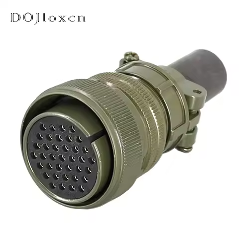 1 Sets 37 Pin Aviation Male Female Plugs Army Green Wiring Connector Socket MS5015 Series Plug MS310