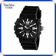 UniSilver)z|TIMEU_Gizmatic~O?Black*t?Men's+pZ@Rubber+fm@Watch+ZW@KW1616-1001