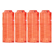 Soft Bullet 4pcs Clips 12 Bullets Dart Gun Clips Magazine Clip for Nerf Toy Dart Gun