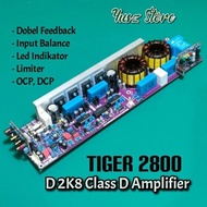 Kit Class D Tiger 2800 D2K8 Fullbridge Power Amplifier 2800w