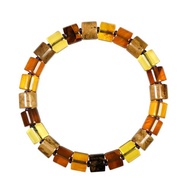 【正佳珠寶】 蜜蠟琥珀 高品溶洞植物藍珀 12g 直切圓骨手串