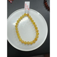(2304)(6,4-6,9li)Meal Amber Bracelet (Amber)