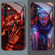 Jujutsu kaisen 43 Glass Phone Case For Samsung Galaxy A55 A54 A35 A36 A14 A53 A15 A34 A25 A06 A05 A0
