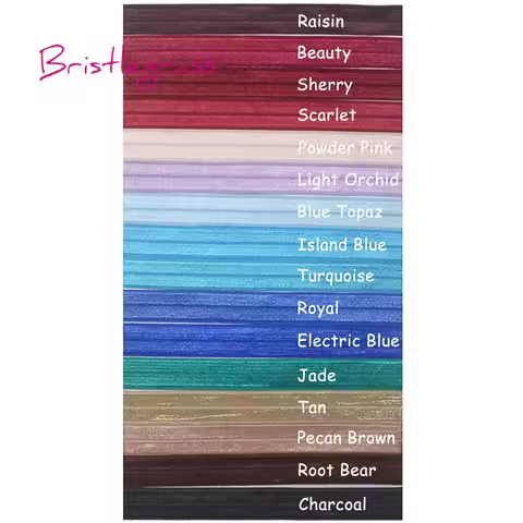 BRISTLEGRASS 2 5 10 Yard 5/8" 15mm Solid Shiny FOE Fold Over Elastics Spandex Satin Band Hair Tie He