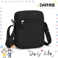 DAPHNE Crossbody Bag, Black  Shoulder Bag, Durable Mini Mobile Phone Bag Men