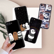 OPPO A3s A5S A37 A39 A59 A77 F3 F1S A83 F5 F7 F9 F11 Pro A7X A5 A7 2018 A9 2019 Phone silicone Soft Cover Case K55 We Bare Bears
