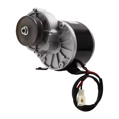 12V 250W Gear Reduction Electric Motor with Belt Pulley DC Motors Reductor for E‑bike Scooter