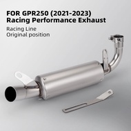 Mid Link Pipe motorcycle exhaust system, silencer for GPR250R GPR250S GPR250 S R 2021-2024, Espace