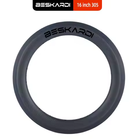 16'' Carbon Rim 16 inch 305 Custom Holes Folding Bike V Disc Brake Super Light Mini Bicycle Parts BE