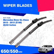 For Mercedes Benz GL Class 2013 2014 2015 X166 GL450 GL550 GL350 GL63 Front Windshield Wiper Blades 