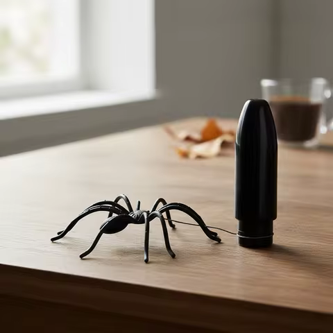 Scare Prank Spider Pen 3D Jumping Spider Magic Gag Gimmicks Easy To Do Magic Tricks Funny Illusions 