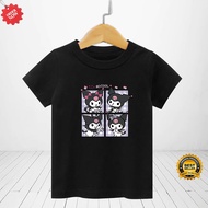 T-Shirt Kids kaos oblong anak perempuan atasan kaos kuromi viral terbaru 1-10thn