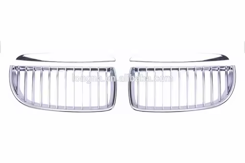 Car Chrome Front Grille Chrome Front Hood Grille Grill For c BMW E90 Model 320i 323i 328i 335i 4Dr