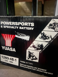 battery yuasa แบตเตอรี่มอเตอร์ไซค์ แบบน้ำ ยี่ห้อ ยัวซ่า รุ่น 12N9-4B1  ขนาด  : 80x134x160 mm น้ำหนัก : 2930กรัม FB sale clearlance As the Picture One