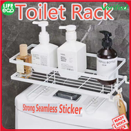 LIFE-ECO Stainless Steel Toilet Storage Rack Toilet Rack Shelf Toilet Rack Toiletries Bathroom Stora