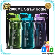 Botol Minum ENJOY LIFE 2 Liter - Straw Water Bottle 2000 ML B19-2