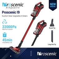 Proscenic I9 2 in 1 Handheld Cordless Stick Vacuum Cleaner | 22000PA | Dust Indiction | SG Warranty