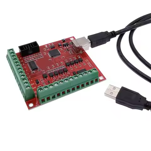 ABFS USB Interface For MACH3 Motion Control Card Flying Carving Card Including USB Cable For 4 Axis 