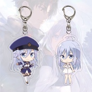 Z&M 86- Eighty Six Anime Character Transparent Acrylic Pendant Key Ring Keychain