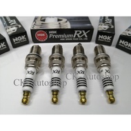 Japan NGK Premium RX Spark Plug for Hyundai Atos 1.0L G4HC and 1.1L with G4HG engine (4pcs/set, heat range = 6)