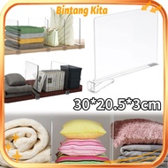 Transparent Wardrobe Divider Divider Drawer Shelf Acrylic Wardrobe Divider Acrylic Bookcase Divider 