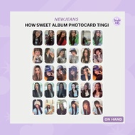 NEWJEANS HOW SWEET STANDARD NEWJEANS VER ALBUM PHOTOCARD HANNI MINJI HAERIN DANIELLE HYEIN VERSION