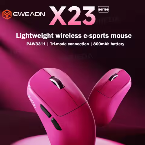 EWEADN X23/X23 Pro/X23 Max Wireless Mouse Tri-Mode PAW3311 56g Lightweight Long Battery Life 1K Low 