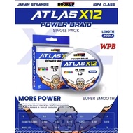 ATLAS X12 PE STRING 300M PE 12 Braided Line