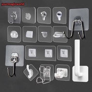 Multi Choice Strong Wall Hooks For Kitchen Sticky Hook Hanger / 3M Stickiness Hook Kitchen Usage