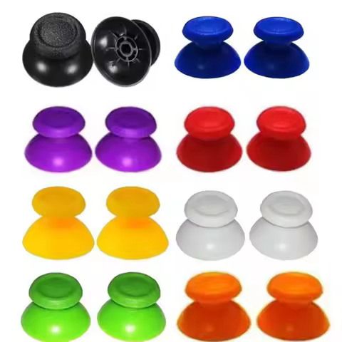 3D Analog Joystick thumb stick grips Cap Buttons Gamepad Parts Thumbsticks for Sony PlayStation Dual
