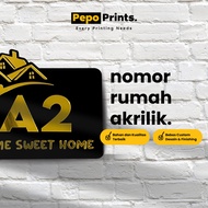 House Number Plate House Number Plate Aesthetic UV Print Number Plate/