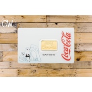 Pamp Gold Bar Coca Cola Polar Bear 5g / Limited Edition